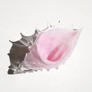  桜色シェル・貝殻のガラスの入れ物| インテリア インテリア