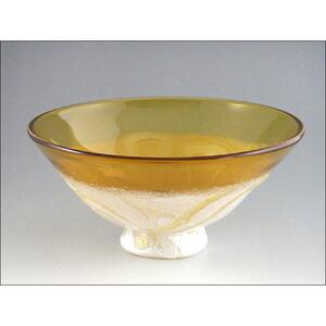  ガラス抹茶碗（抹茶茶碗・雲流琥珀）| 食器 食器