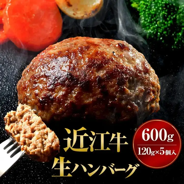 近江牛 生ハンバーグ 120g×5個入