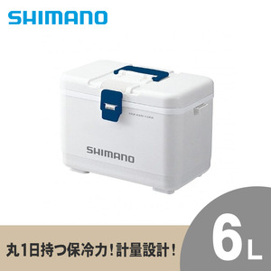 シマノ ホリデークール 6L (ピュアホワイト) クーラーボックス NJ-406U | シマノ クーラーボックス アウトドア 保冷 クーラー 釣り キャンプ 信州 南信州 送料無料 ふるさと納税 長野県 飯田市