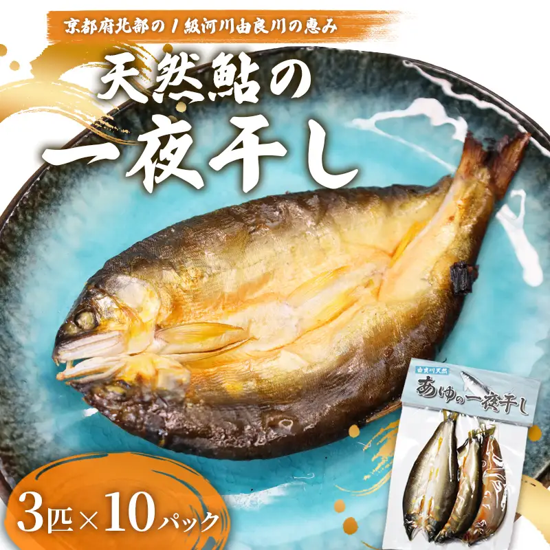 天然鮎 一夜干し 10パック（30匹） あゆ 鮎 一夜干し