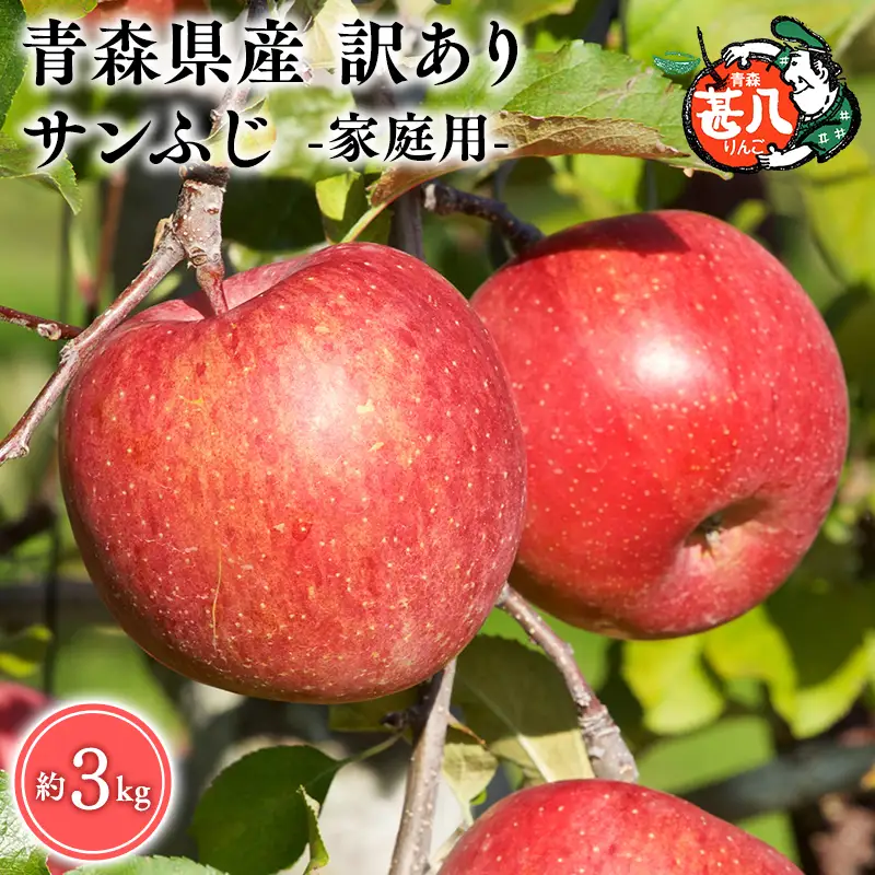 りんご 家庭用　サンふじ３kg [hi-0058-010-3]