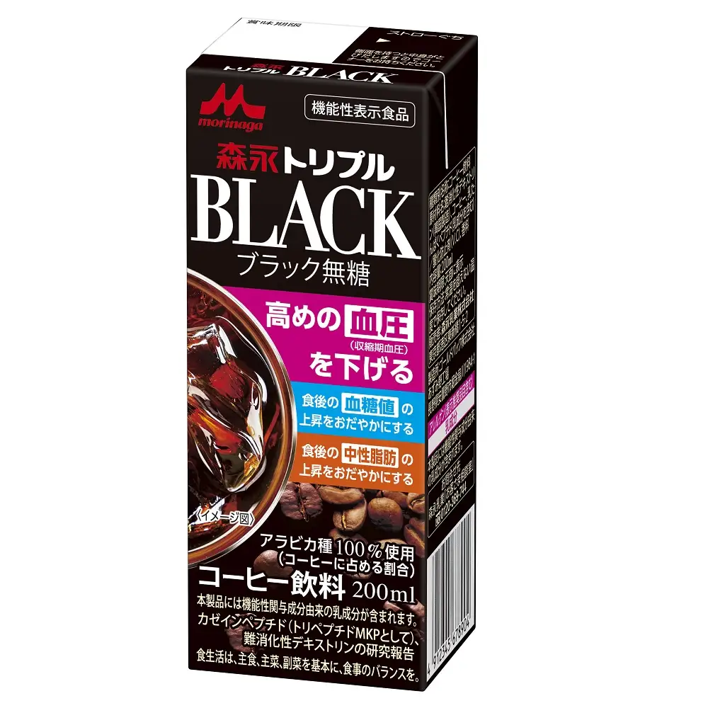 森永　トリプルBLACK　「200ml×24本」