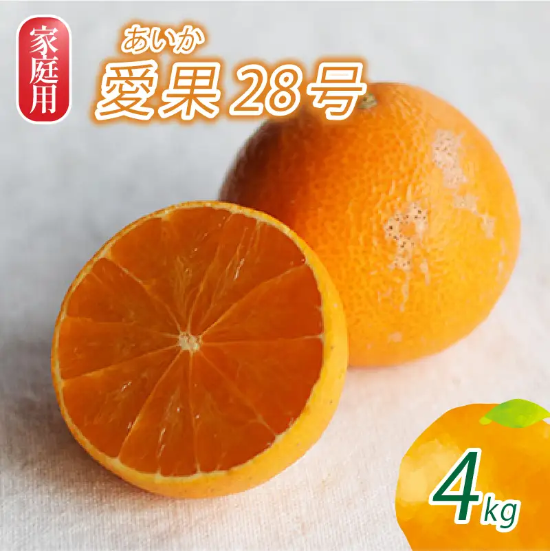 【紅まどんな と同品種】 愛果28号 家庭用 4kg | まどんな みかん【NO0581】