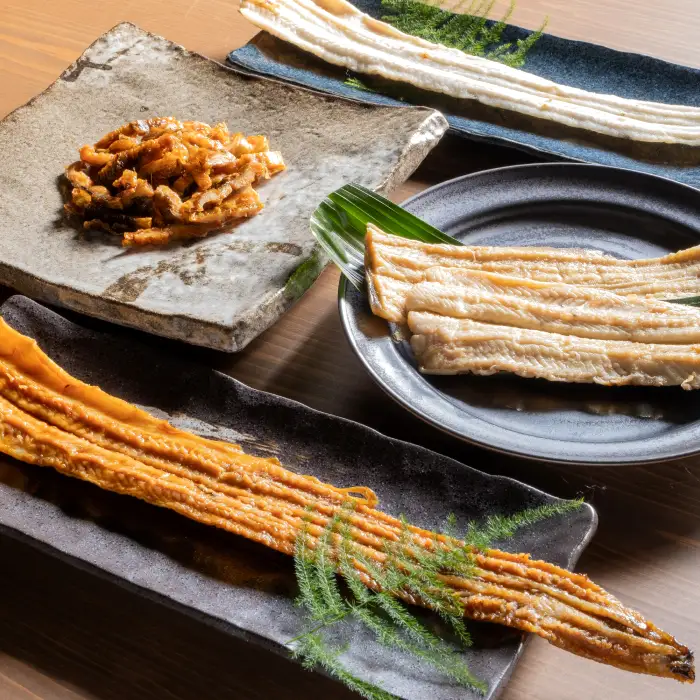 贅沢あなご４種セット（かば焼き・白焼き・煮あなご・きざみ）【穴子 4種 セット あなご アナゴ 大穴子 大あなご 真空パック 国産 地魚 かば焼き 白焼き 煮あなご きざみ お取り寄せ ギフト 父の日 島根県 大田市】