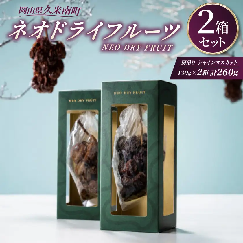 【岡山県産】NEO DRY FRUIT 房吊り シャインマスカット【配送不可地域：離島】【1264524】