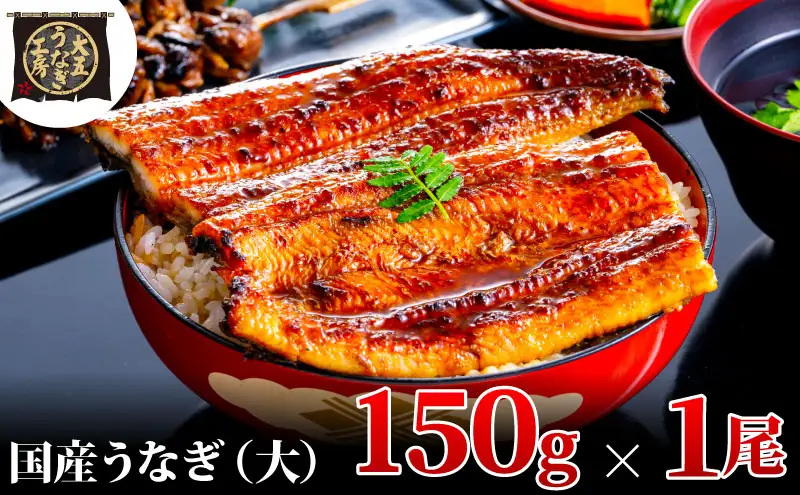 うなぎ 国産 蒲焼 150g×1尾 大五 大五通商 静岡 島田市 うなぎ