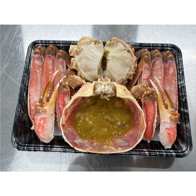 焼き蟹セット（本ズワイガニ900g～1kg×1杯分／蟹味噌付き・カニだし付き）