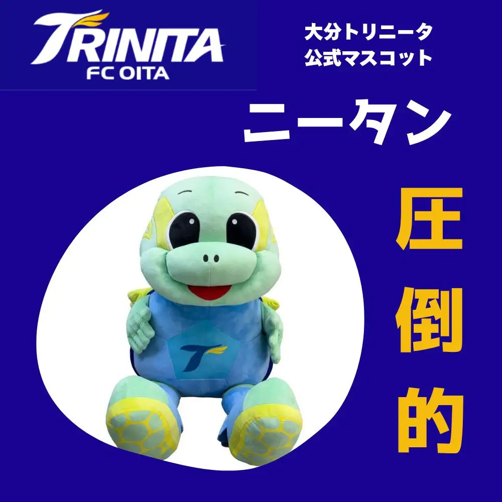 大分トリニータ公式マスコットぬいぐるみ「圧倒的ニータン」 | 豊後高田市 サッカー