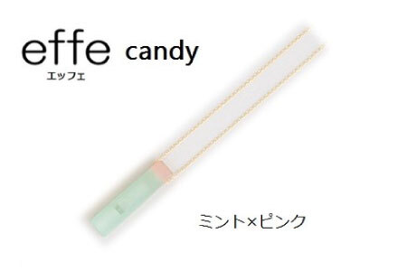 防災・防犯用 笛『effe（エッフェ）～candy～』ミント×ピンク  ホイッスル アクセサリー 