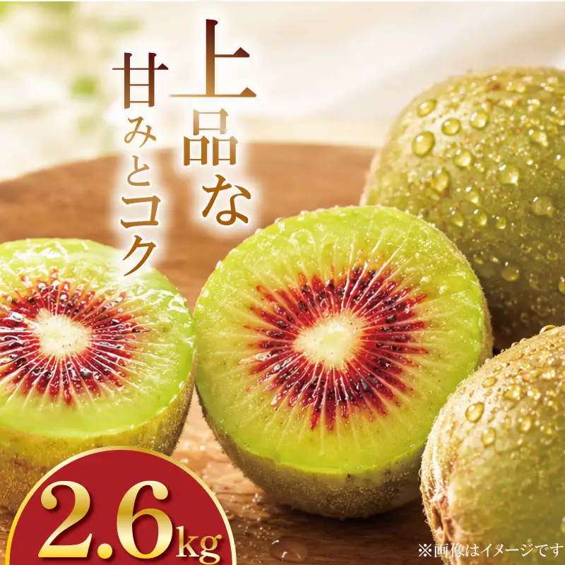 訳あり キウイフルーツ 紅妃 2.6kg 先行予約 2026年10月上旬～ キウイ