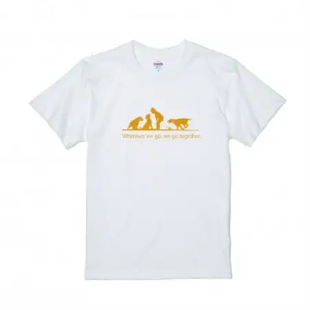 CafeどすオリジナルTシャツ　A柄白　Mサイズ【1622596】
