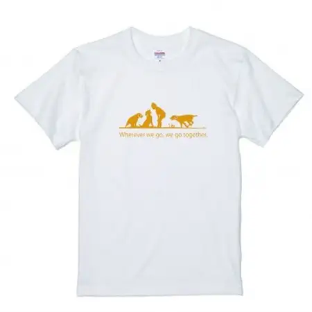 CafeどすオリジナルTシャツ　A柄白　Lサイズ【1622599】