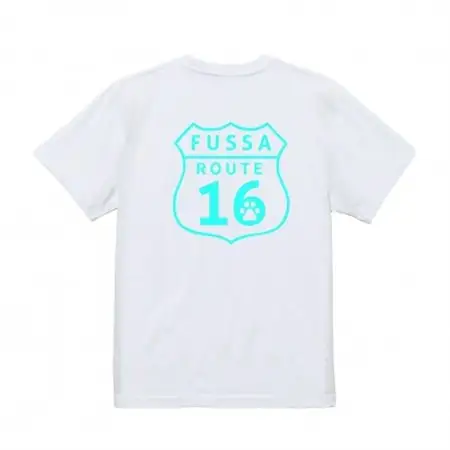 CafeどすオリジナルTシャツ　B柄白　Lサイズ【1622613】
