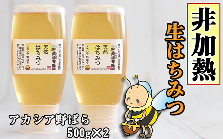 簗場養蜂場 非加熱 生 はちみつ アカシア 野ばら 500g 2本 【あねっこ】 純粋 蜂蜜 ハチミツ ハニー 1kg 1キロ 国産 国内産 日本産 使いやすい ボトル 長期保存 産地直送 アカシヤ 野バラ 野薔薇 蜜 みつ ミツ 人気 稀少 希少 お取り寄せ プレゼント 贈り物 仕送り 家庭用 自宅用 常温発送 調味料 隠し味 おすすめ