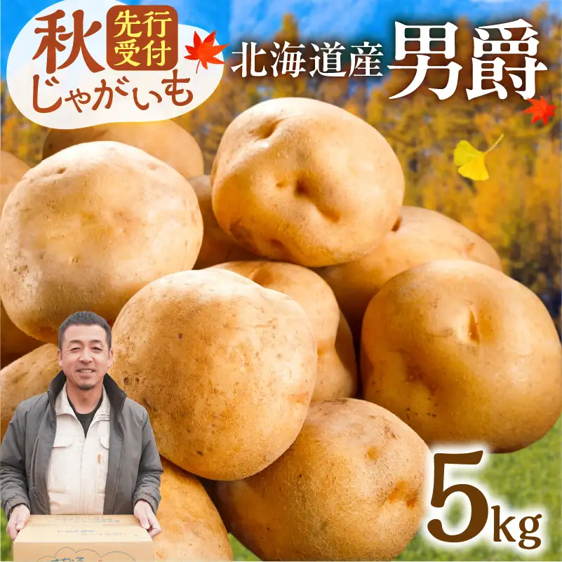 じゃがいも 男爵 5kg じゃがいも 北海道産 _S041-0005-2026