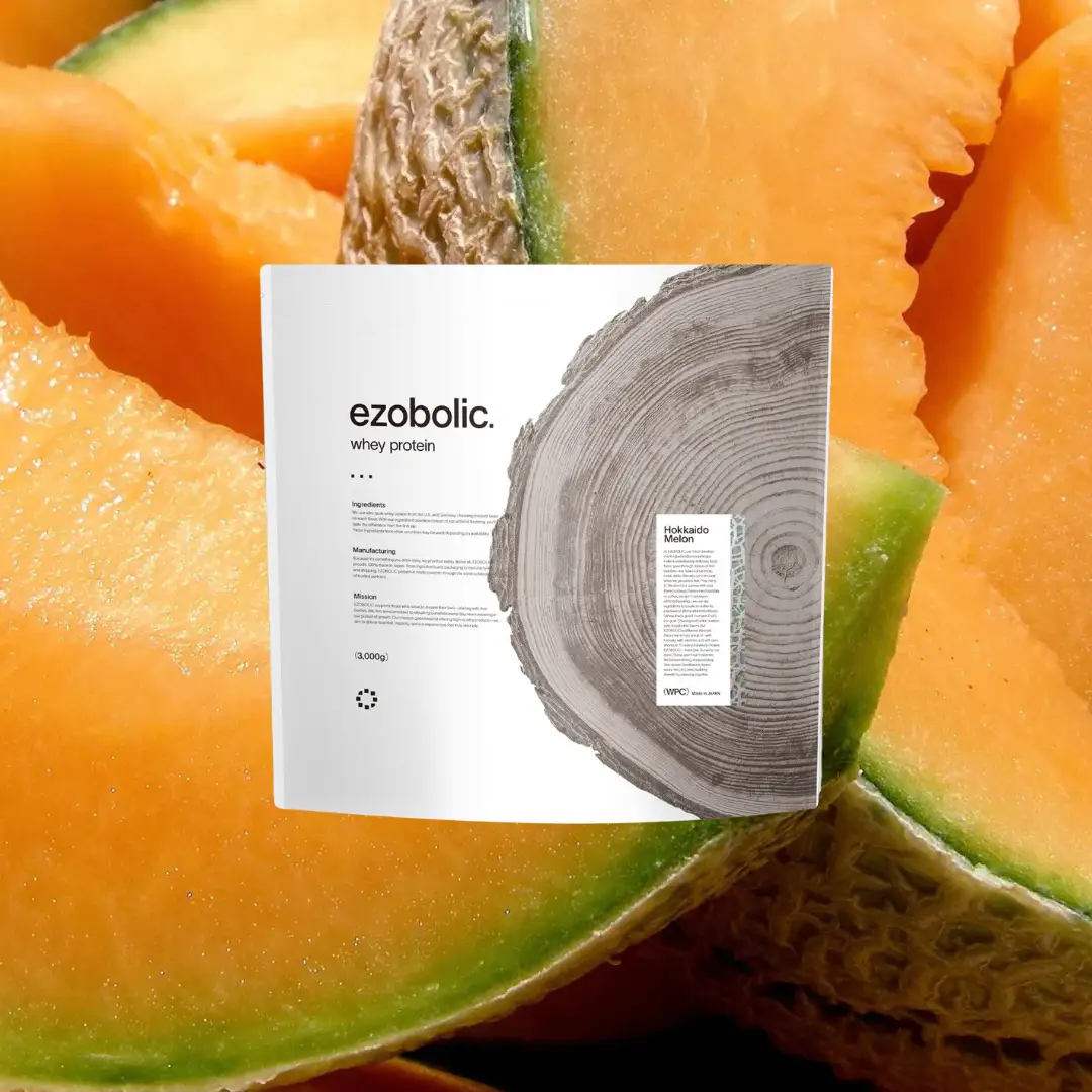【北海道メロン風味】 EZOBOLICプロテイン 1kg プロテイン LG