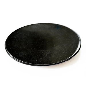 【on-dish】天然御影石のお皿 プレート round plate Black Granite 直径24cm｜プレート