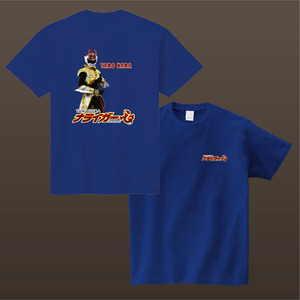 ナライガー Tシャツ Mサイズ ブルー 両面プリント 非売品（ふるさと納税限定デザイン）  27-016