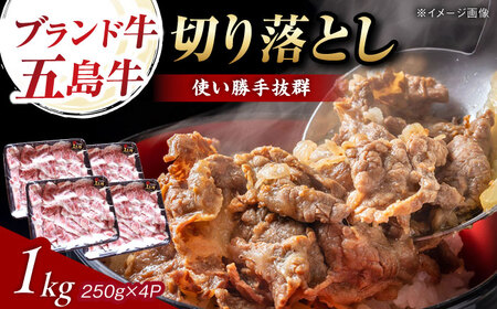 五島牛 切り落とし 1kg 五島市/五島牛 肉のむらおか[PGP009]