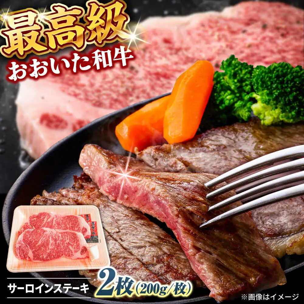 おおいた和牛 サーロインステーキ 計400g(200g×2枚) ステーキ サーロイン おおいた和牛 豊後牛 サーロインステーキ[ARCG003]