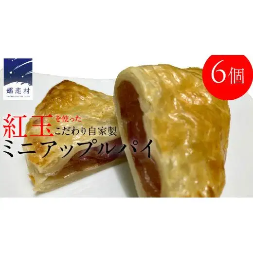 Piggies特製 ミニ アップルパイ 6個 自家製 ケーキ [BL011tu]