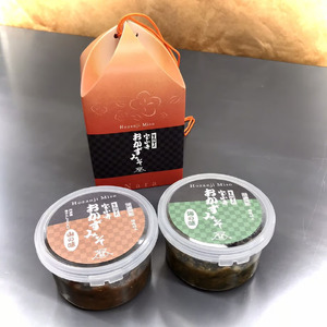 宝山寺おかず味噌　山の味・海の味（2個入り） 180g×2個 宝山寺味噌工房  5-095