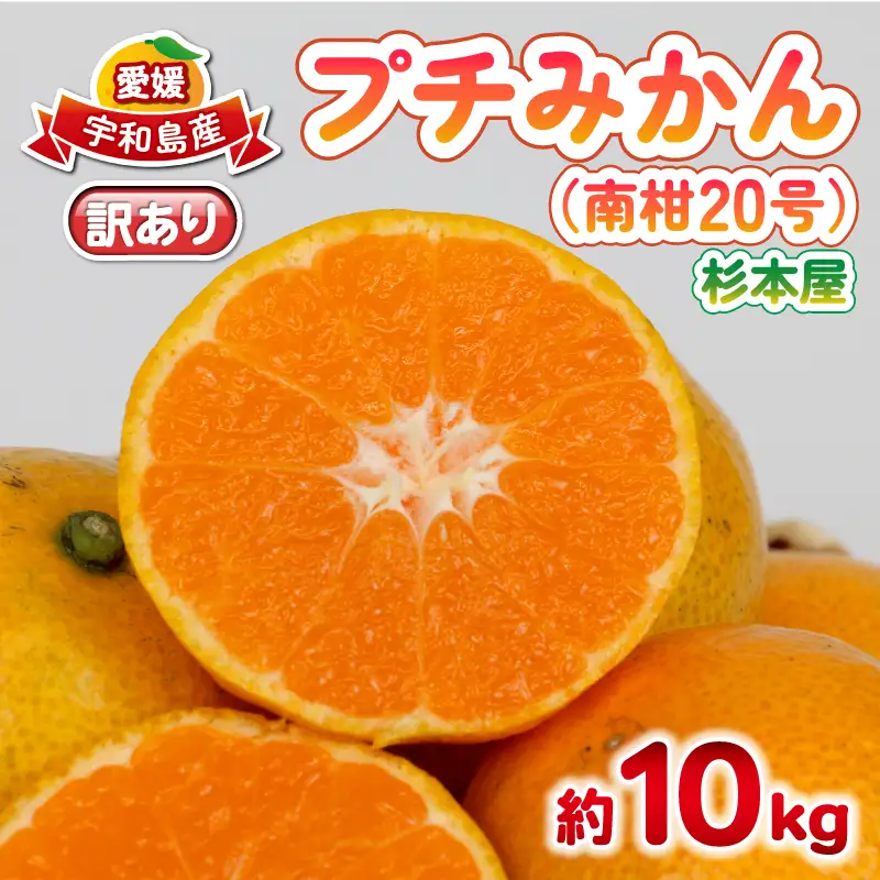 訳あり プチ みかん 南柑20号 10kg 杉本屋 わけあり 訳あり品 訳アリ 小玉みかん 小みかん 愛媛みかん 愛媛蜜柑 愛媛ミカン 温州 温州みかん 果物 くだもの フルーツ 柑橘 蜜柑 mikan 産地直送 数量限定 国産 愛媛 宇和島 B018-143027