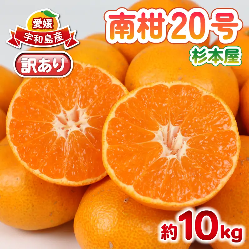 【柑橘】 訳あり 南柑20号 10kg 杉本屋 柑橘 B018-143028