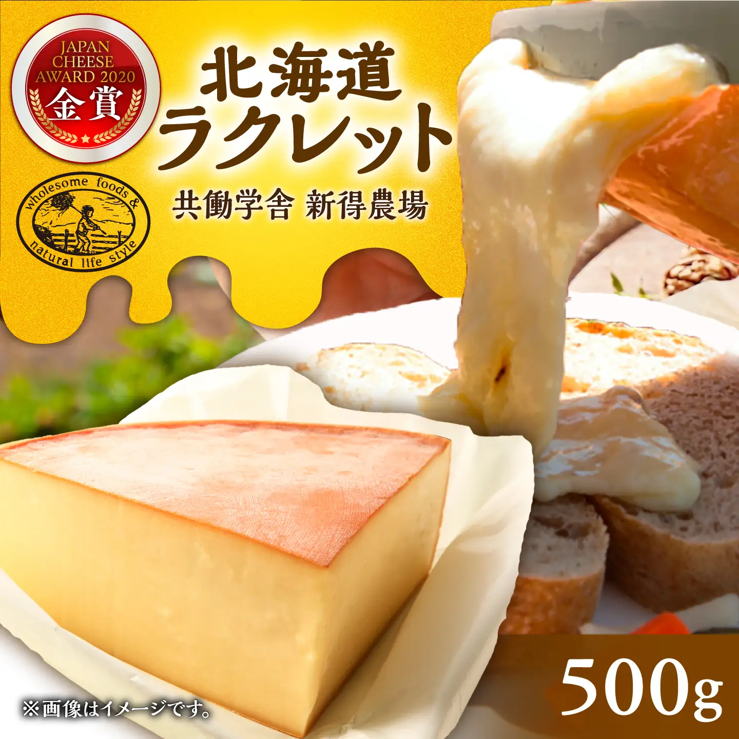 【お中元対象】チーズ たっぷりラクレット 500g チーズ[BNAR023]