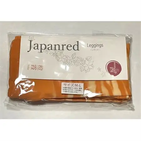 日本茜染めナイロンレギンス(橙霞M-L)【1632317】