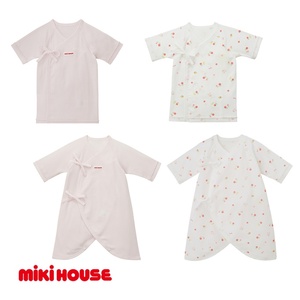 ミキハウス ピュアベールフライス肌着セット（ピンク） / ピュアベール フライス素材 肌着 セット 吸水性 耐久性 日本製 抗菌抗ウイルス加工 ギフト 贈答用 三重県 大台町 (427)