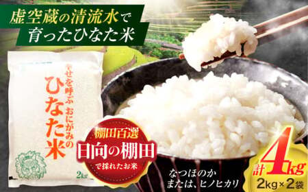 米 ひなた米 4kg(2kg×2袋)[OCM009]