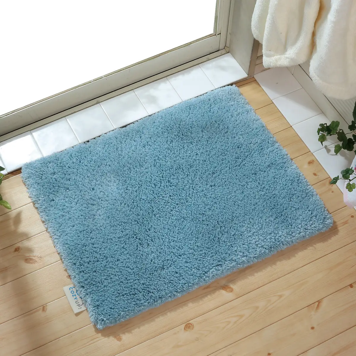 Cozy up! NEO バスマット 45×60cm ブルー