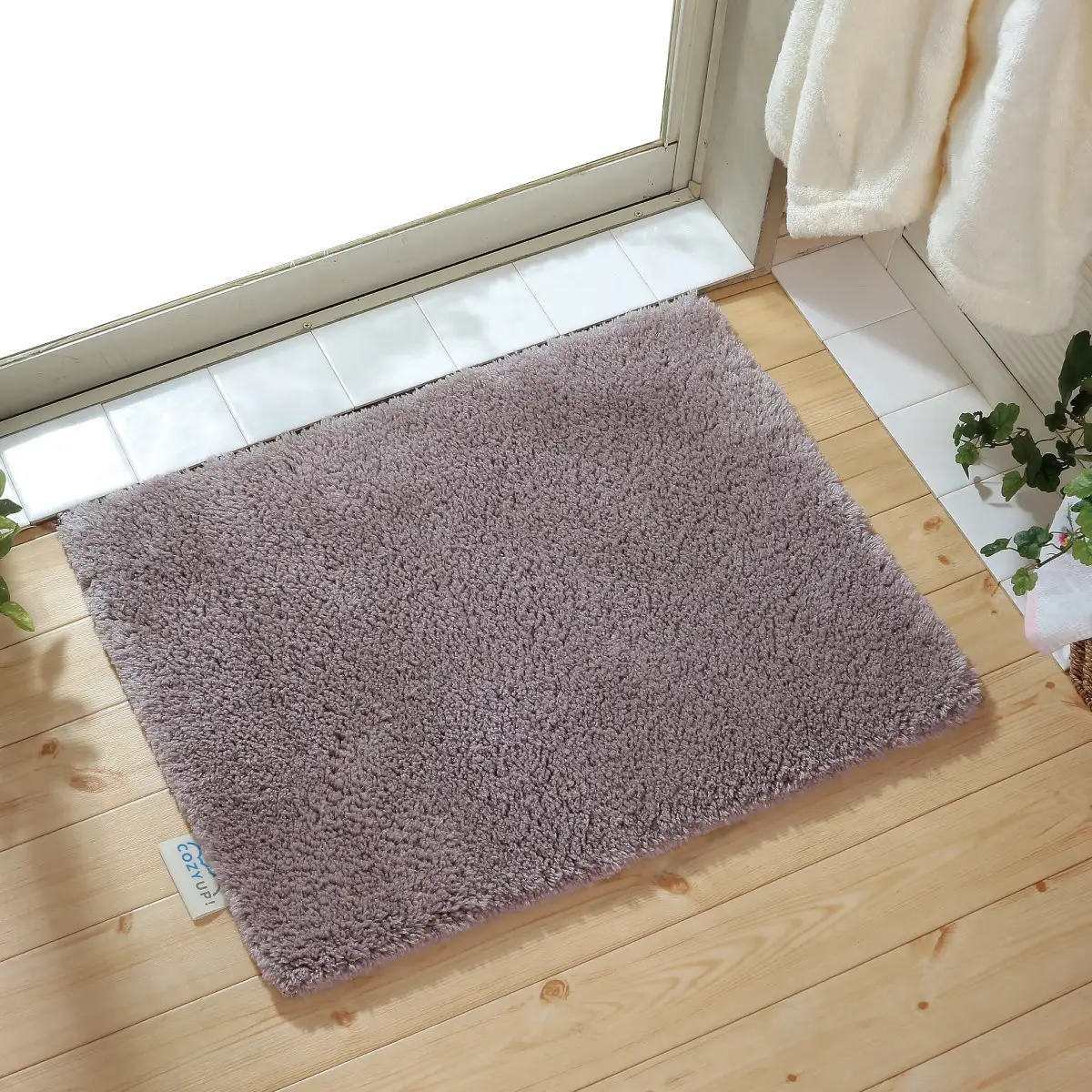 Cozy up! NEO バスマット 50×70cm チョコレート