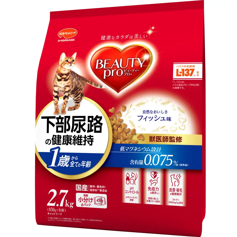 キャットフード ビューティープロ 下部尿路の健康維持 キャットフード