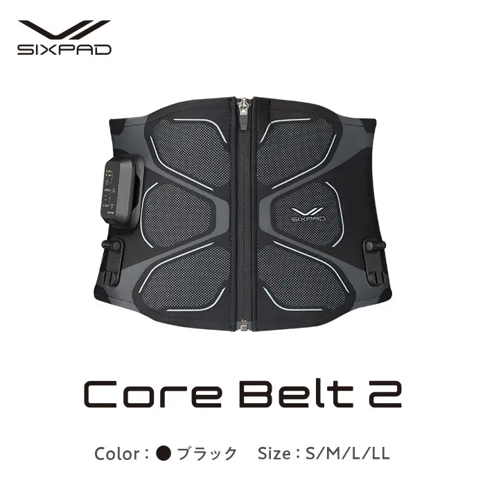 【LLサイズ / ブラック】SIXPAD Core Belt 2