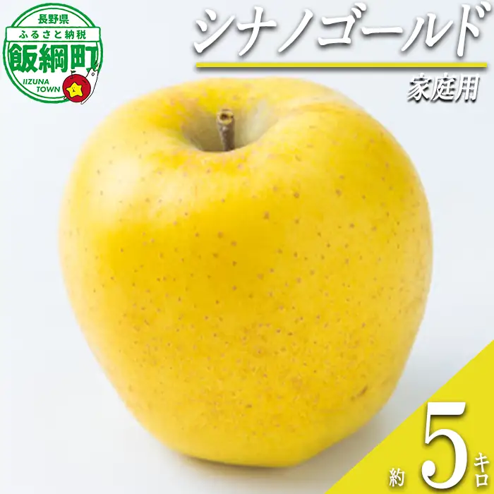 【 甘酸っぱい / シナノゴールド 】 りんご シナノゴールド 家庭用 5kg 2026年11月上旬頃から2026年12月上旬頃まで順次発送予定 ふるさと振興公社 リンゴ 林檎 長野県 飯綱町 [2021]