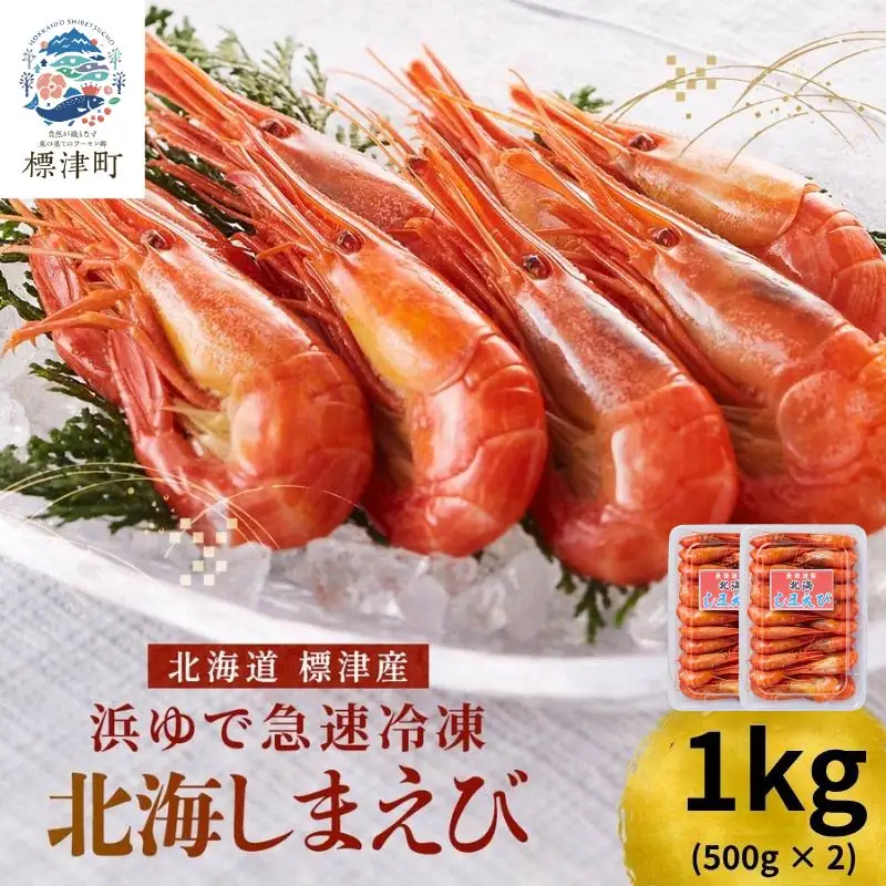 北海しまえび 1kg (500g×2パック) えび 【AV】