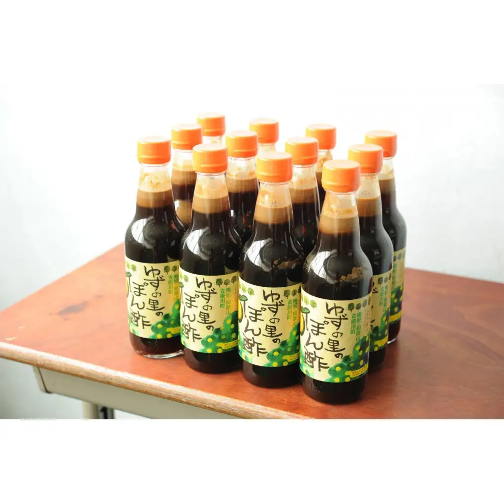 ゆずの里のぽん酢 約360ml×12本入［KY4］