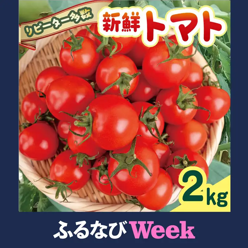 【ふるなびWEEK対象】 【先行受付】 トマト 2kg 安田町 トマト TR-11