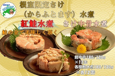 水煮缶詰セット36缶 E-78008