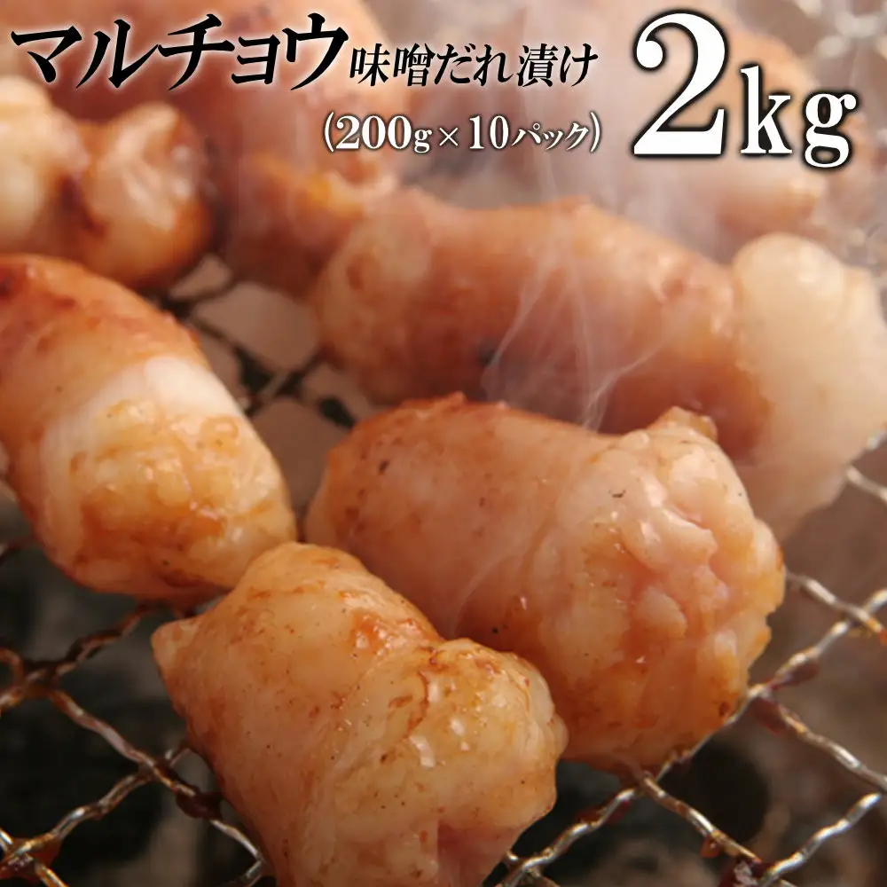 マルチョウ味噌だれ漬け2kg（200g×10）
