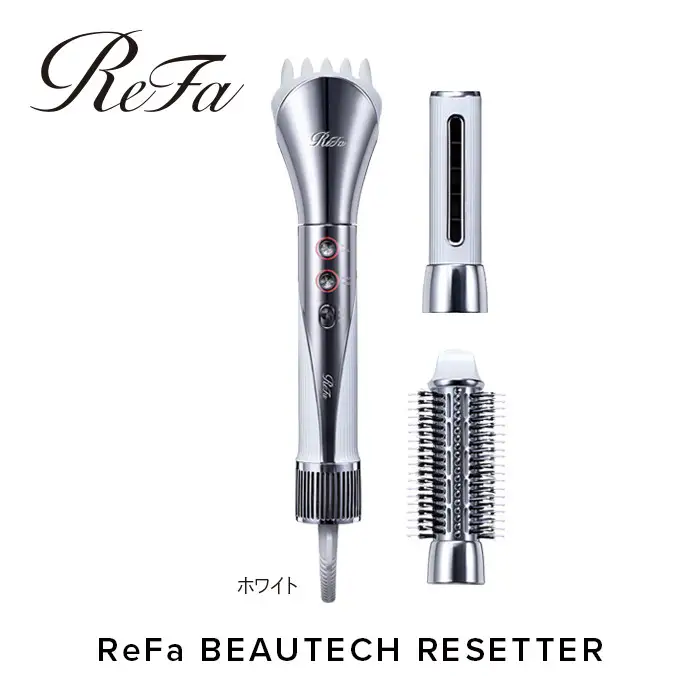 【新品未使用】ReFa RESETTER☆リファリセッター☆ホワイト ReFa BEAUTECH RESETTER【ホワイト】 ドライヤー 家電 ヘアケア リファ