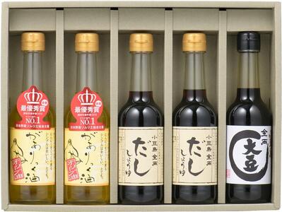 【ギフト用】金両醤油 人気詰合せセット No19
