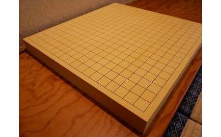 GS-08【 碁盤 】ヒバ 15号 接合盤 卓上 囲碁 将棋 木工品