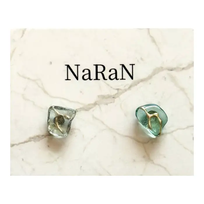 大田市産！シーグラスピアス【ピアス アクセサリー シーグラス お洒落 おしゃれ ファッション ぴあす あくせさりー】