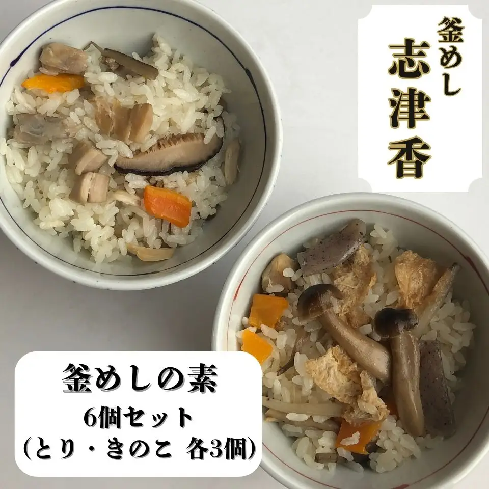釜めしの素6個セット 釜めし 志津香 14-054