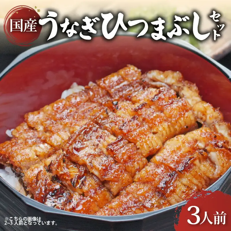 ひつまぶしセット 3人前 自宅で簡単 【うなぎ ひつまぶし 鰻】