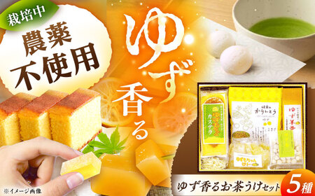 いいなかギフト 笠置ゆず香るお茶うけセット / 恵那市 / かさぎゆず組合 [AUAW004]